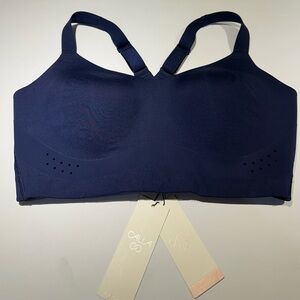 NWT CALIA by Carrie Underwood Women's Empower Sports Bra Navy Blue Size 38DD